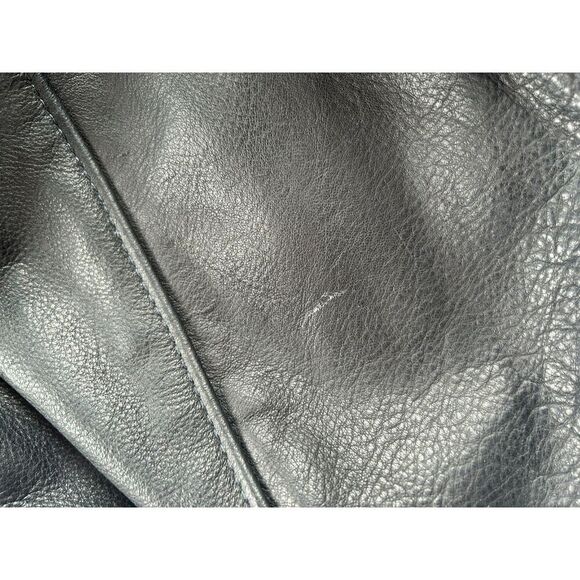 Brooks Black Leatherwear Biker Jacket Men's Size 46 Leather, Made in the USA - Picture 16 of 16